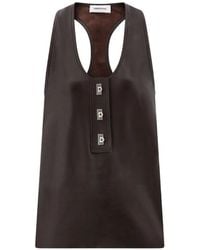 Ferragamo - Nappa Racer Back Vest - Lyst