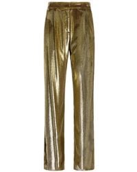Roberto Cavalli - Metallic Trousers - Lyst