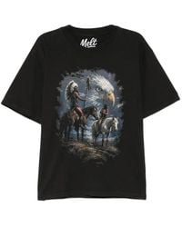 Melt - Eagle-Print T-Shirt - Lyst