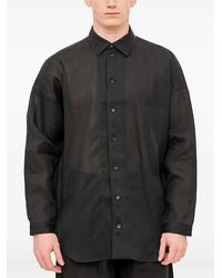 Jan Jan Van Essche - Sheer Long-Sleeve Shirt - Lyst