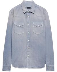 Prada - Gabardine Shirt - Lyst