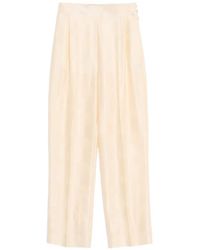 Valentino Garavani - Plus De Pois Striped Polka Dot Jacquard Pants - Lyst