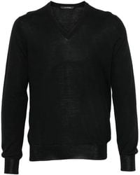 Tagliatore - Pull À Col V - Lyst