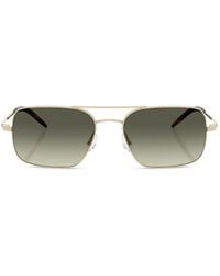 Oliver Peoples - Victory Ii Square-Frame Sunglasses - Lyst