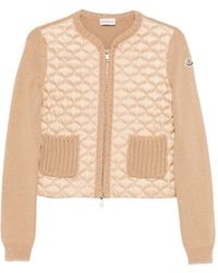 Moncler - Quilted Padded Zip-Up Cardigan - Lyst