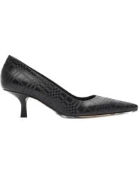 Burberry - Pumps Dame A Punta Con Motivo A Quadri Goffrato 55Mm - Lyst