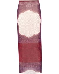 Jean Paul Gaultier - Falda de tubo con motivo gráfico - Lyst