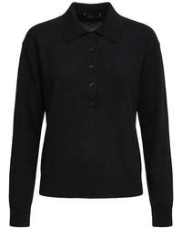 Max Mara - Long-Sleeve Frisia Polo Shirt - Lyst