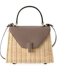Valextra - Mini Iside Woven Tote Bag - Lyst