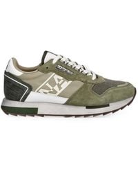 Napapijri - Virtus Nys Logo-Patch Panelled Sneakers - Lyst