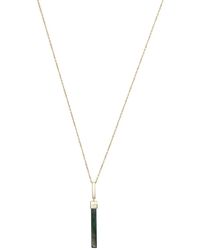 Mateo - Onyx Bar Pendant Necklace - Lyst