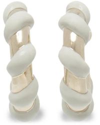 Lanvin - Orecchini A Cerchio Twist - Lyst