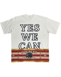 Doublet - Camiseta Con Panel A Rayas - Lyst