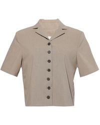 Sandy Liang - Beverly Short-Sleeve Jacket - Lyst