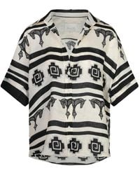 Johanna Ortiz - La Creciente Horse-Print Striped Shirt - Lyst