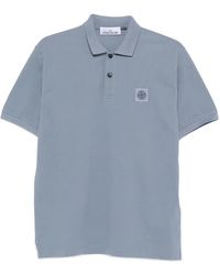 Stone Island - Dark Cotton Polo - Lyst