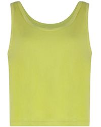The Great - Ribbed-Knit Tank Top - Lyst