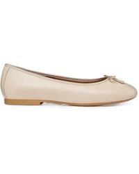 Geox - New Palmaria Bow-Detail Ballet Flats - Lyst