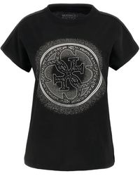 Guess - Slim-Fit 4G Logo T-Shirt - Lyst