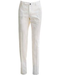 Incotex - Flat-Front Trousers - Lyst