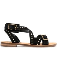 Zadig & Voltaire - Cecilia Caprese Stud-embellished Sandals - Lyst