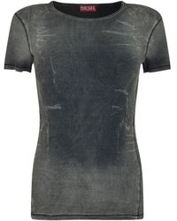 DIESEL - Ribbed Acid-Wash Top - Lyst