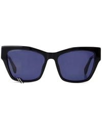 Zadig & Voltaire - Stud-Embellished Rectangle-Frame Sunglasses - Lyst