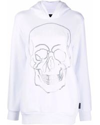 Philipp Plein - Sudadera Crystal Skull con capucha - Lyst