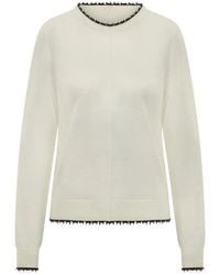 Pinko - Jersey Con Bordes Deshilachados - Lyst