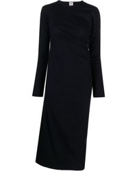 Totême - Toteme Twisted Flannel Dress - Lyst