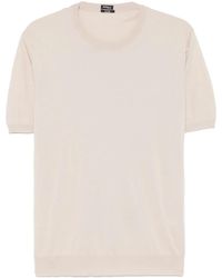 Kiton - Gestricktes T-Shirt - Lyst