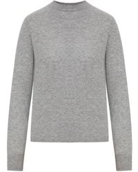 Max Mara - Crew-Neck Wool Fine-Knit Top - Lyst