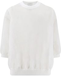 Nude - Crew-Neck Oversized T-Shirt - Lyst