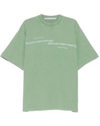 Alexander Wang - Mirrored Logo Tee - Lyst