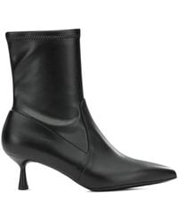 Sergio Levantesi - Celine Pointed-Toe Heeled Ankle Boots - Lyst