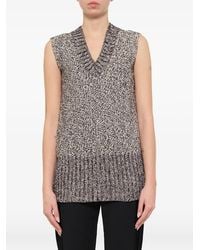 Lanvin - Knitted Top - Lyst