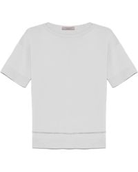 D.exterior - Monili-Detail T-Shirt - Lyst
