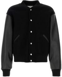 Jil Sander - Buttoned Bomber Jacket - Lyst