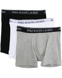 Polo Ralph Lauren - Drie Boxershorts Met Logoband - Lyst