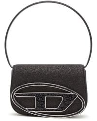 DIESEL - 1dr-iconic Shoulder Bag In Glitter Fabric - Lyst