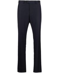Emporio Armani - Tapered-leg Tailored Trousers - Lyst