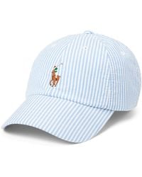 Polo Ralph Lauren - Striped Seersucker Cap - Lyst