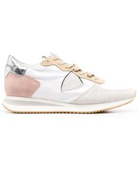 Philippe Model - Logo Patch Lace-up Sneakers - Lyst