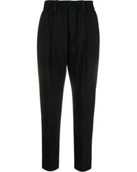 Brunello Cucinelli - Tapered-Hose Mit Hohem Bund - Lyst