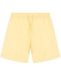Fedeli - Drawstring Elasticated Swim Shorts - Lyst