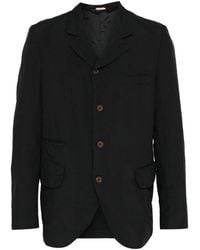 Comme des Garçons - Crease-Effect Button-Up Blazer - Lyst