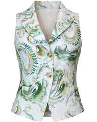 Marella - Patterned Vest - Lyst