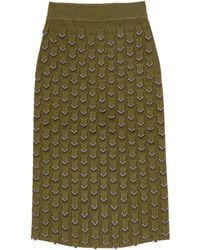 Maliparmi - Rok Met Textuur En Patroon - Lyst