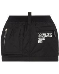 DSquared² - Mini-Rok Met Logoprint - Lyst