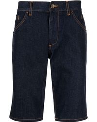 Dolce & Gabbana - Tief sitzende Jeans-Shorts - Lyst